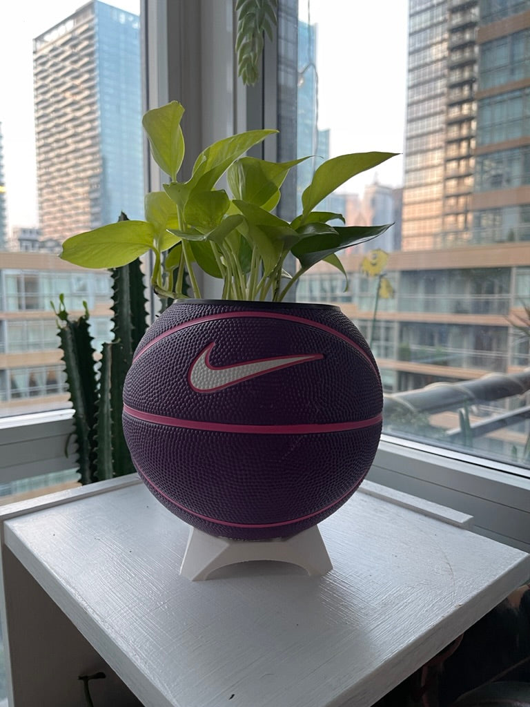 Nike Mini Basketball Planter (Grape)