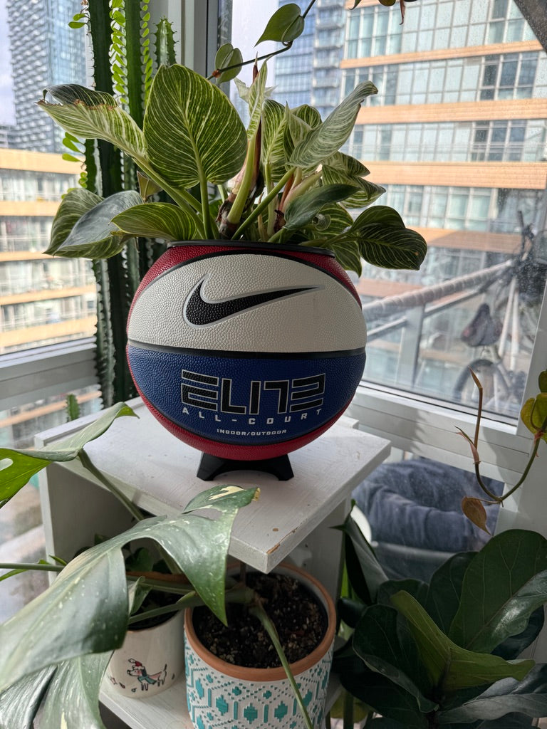 Nike Large Basketball Planter (Red, White, & Blue Elite)