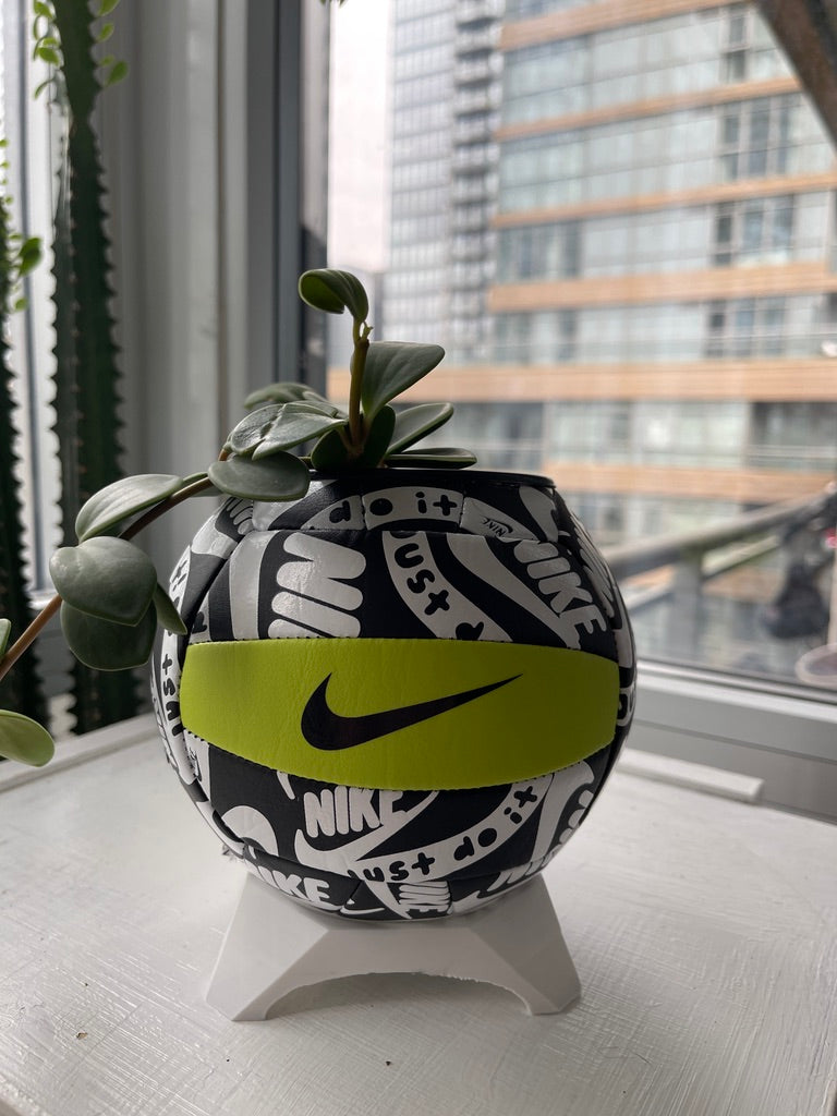 Nike Mini Volleyball Planter (Green Volt)