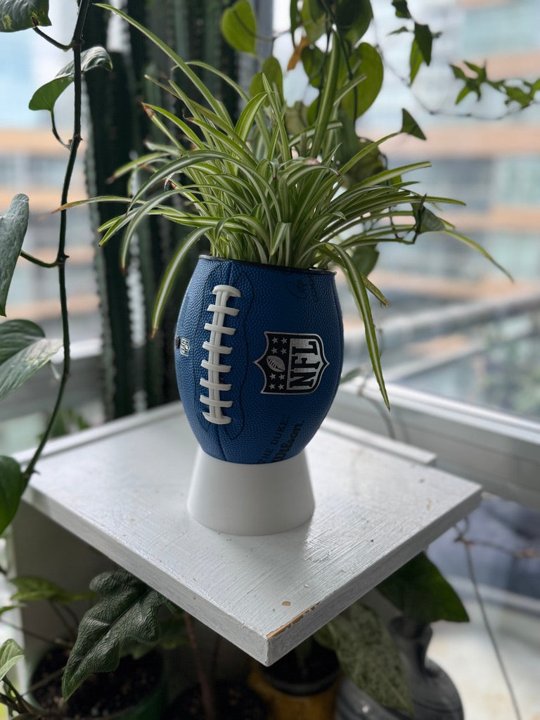 Mini Football Planter (The NFL OG - Blue)