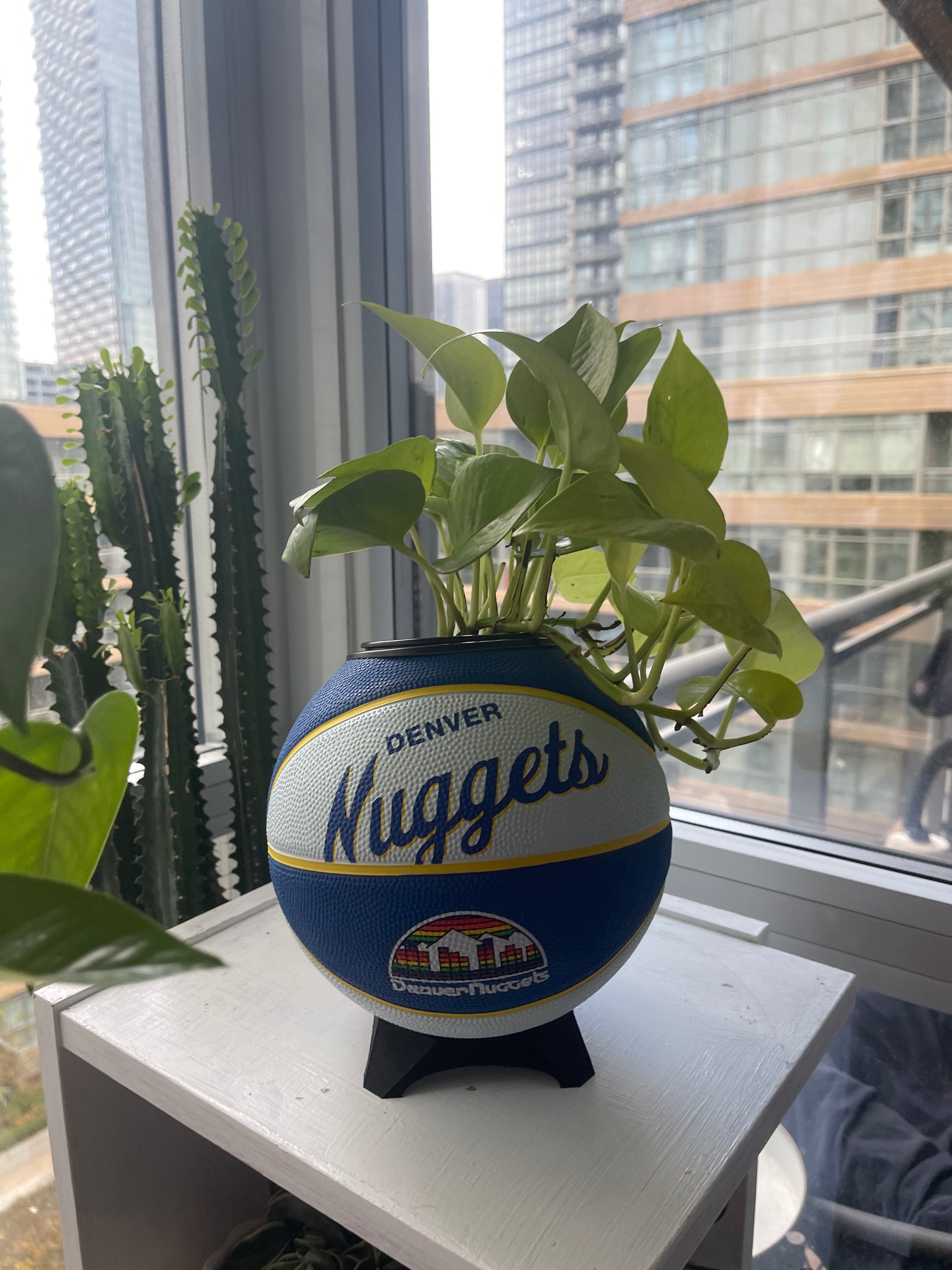 Mini Basketball Planter (Denver Nuggets)