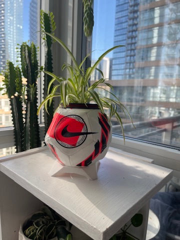 Nike Mini Soccer Ball Planter (Red Pitch)