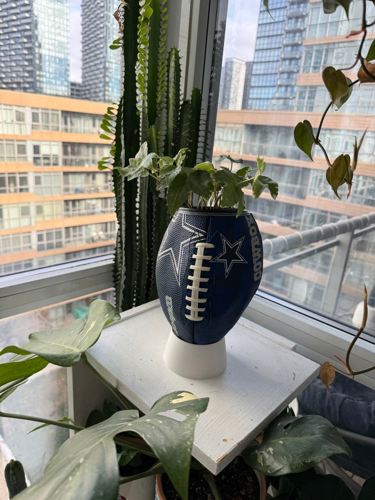 Large Football Planter (Dallas Cowboys)