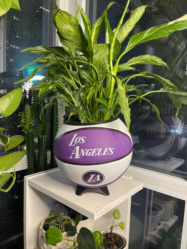 Large Basketball Planter (Los Angeles Lakers Mono)