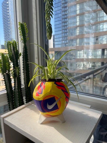 Nike Mini Soccer Ball Planter (Yellow Pitch)
