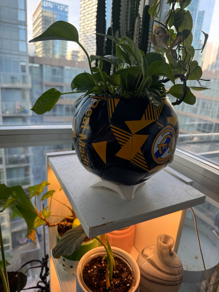 Large Soccer Ball Planter (Real Madrid)