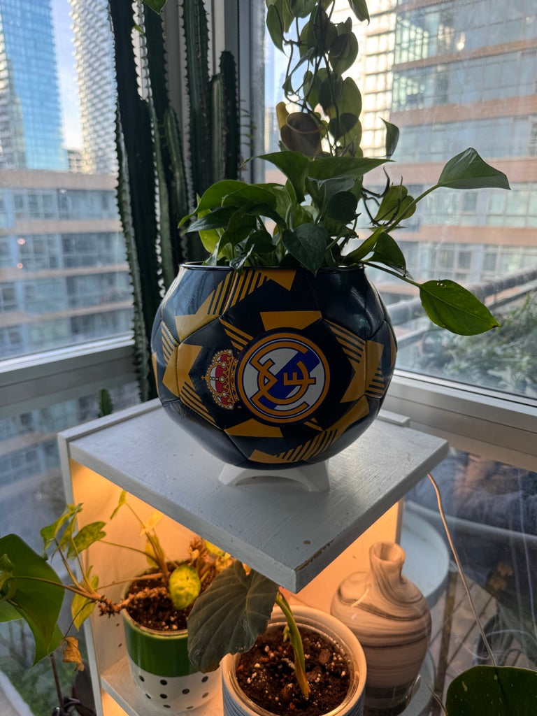 Large Soccer Ball Planter (Real Madrid)