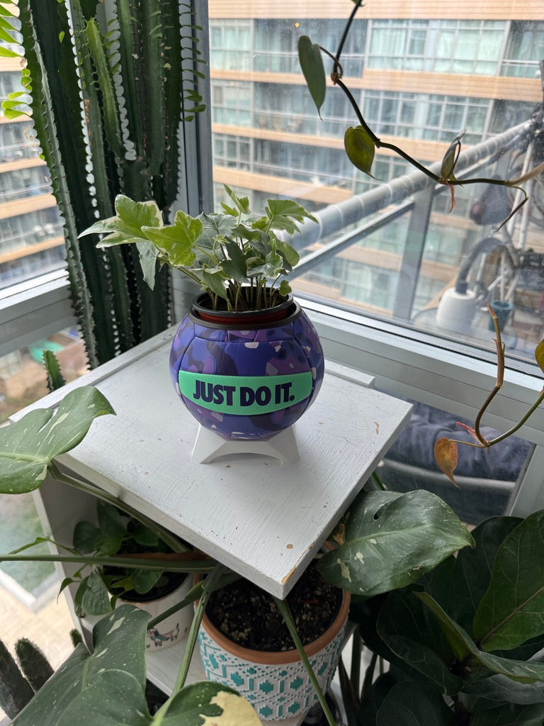 Nike Mini Volleyball Planter (Purple Obsession)