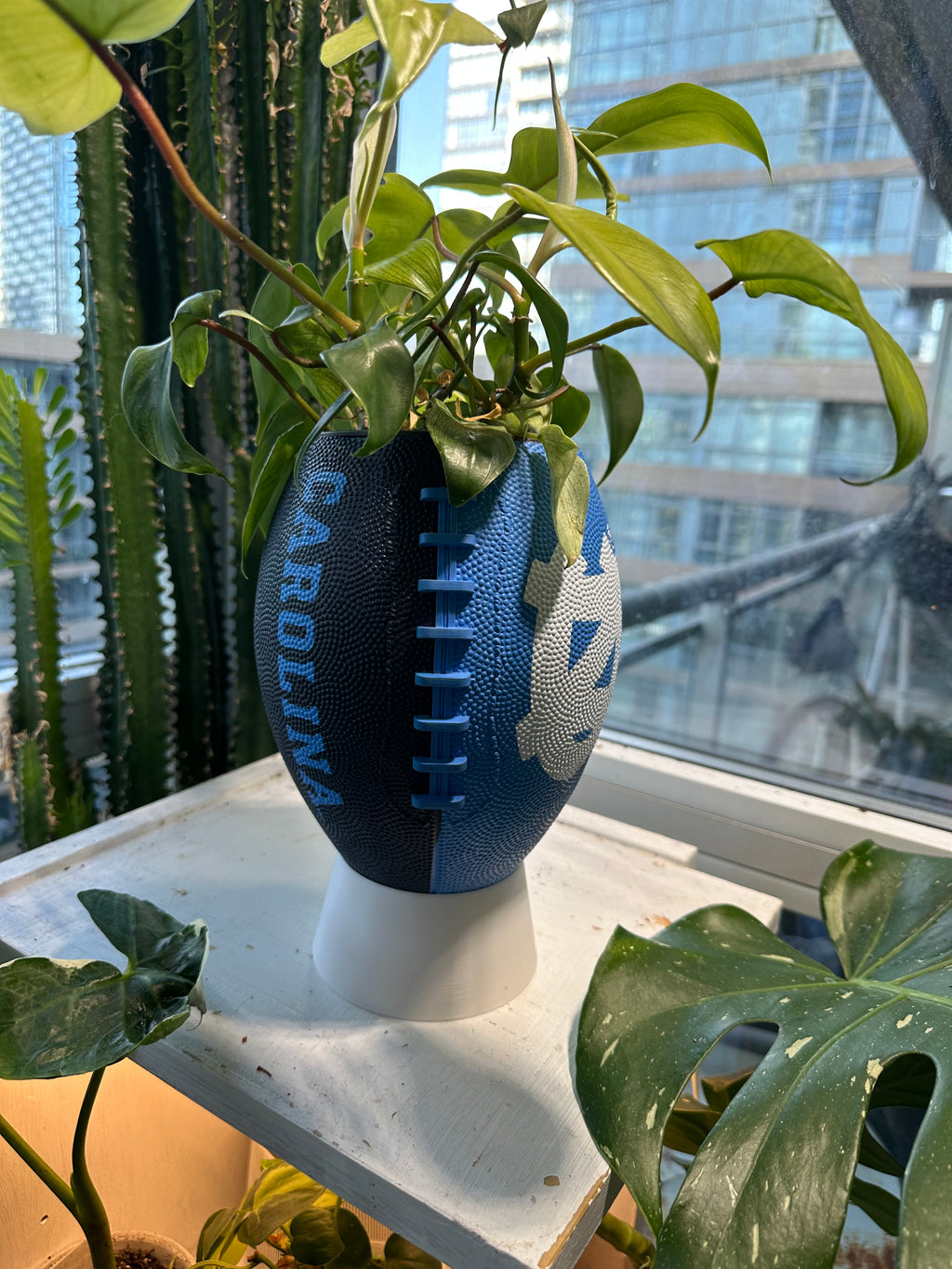 Large Football Planter (UNC)