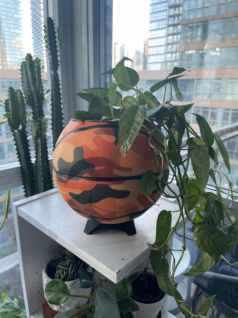 Large Basketball Planter (Chance - Camo)