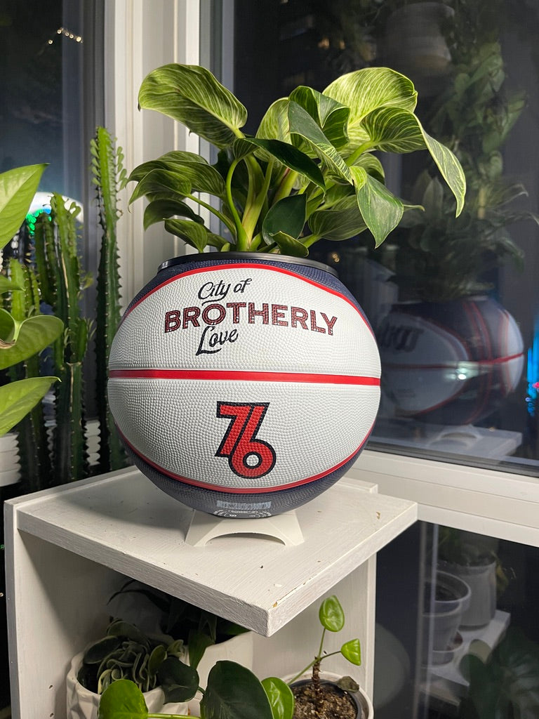 Large Basketball Planter (Philadelphia 76ers)