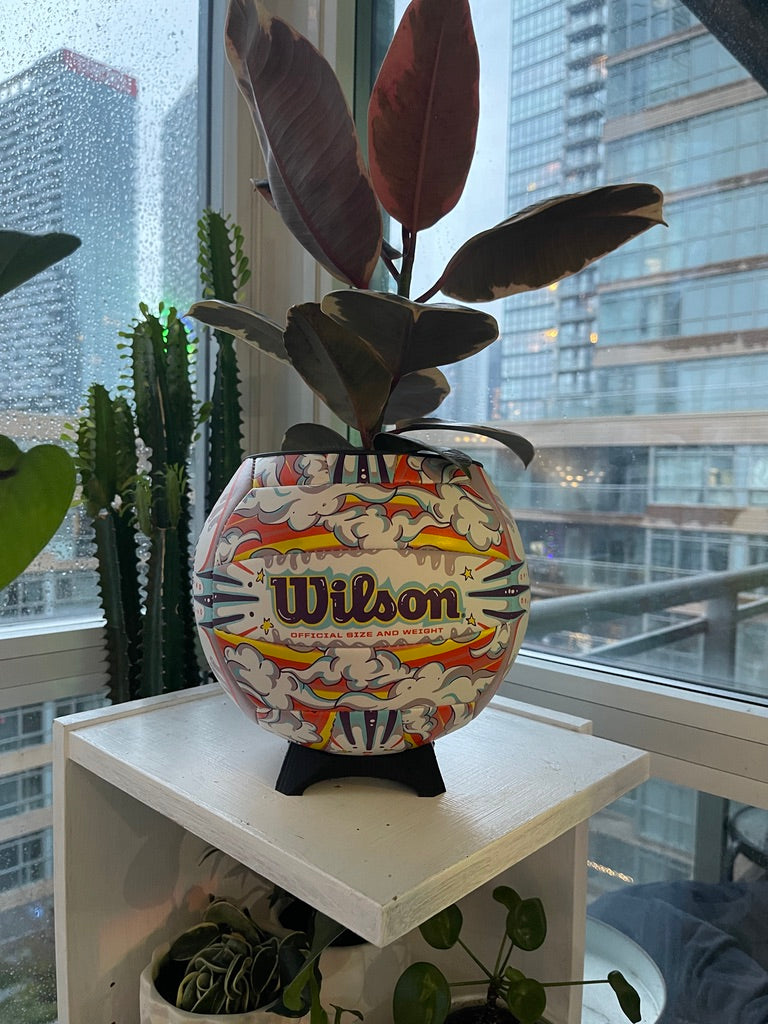 Nike Large Volleyball Planter (Beach Graffiti)