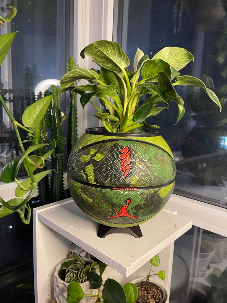 Nike Jordan Large Basketball Planter (Bayou Boys)