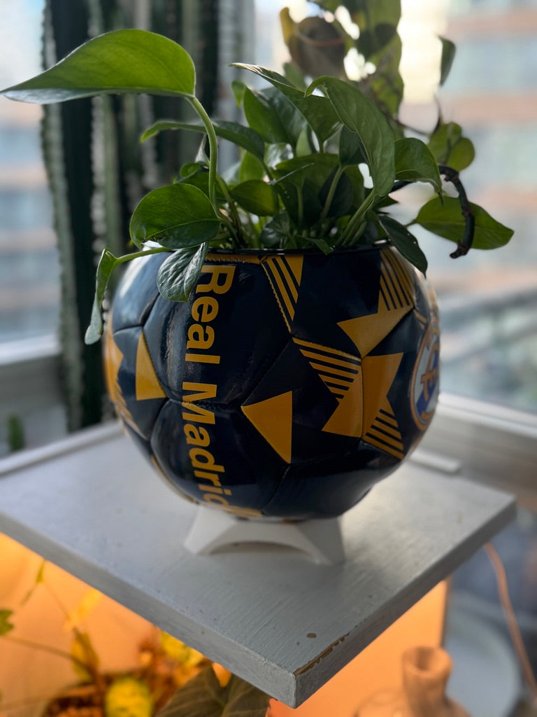 Large Soccer Ball Planter (Real Madrid)