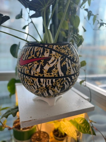 Nike Large Basketball Planter (Cheetah Zebra)