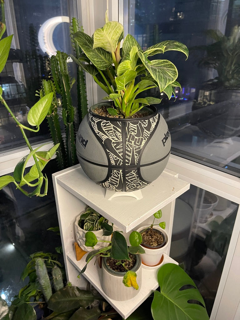 Nike Large Basketball Planter (Black & Grey)
