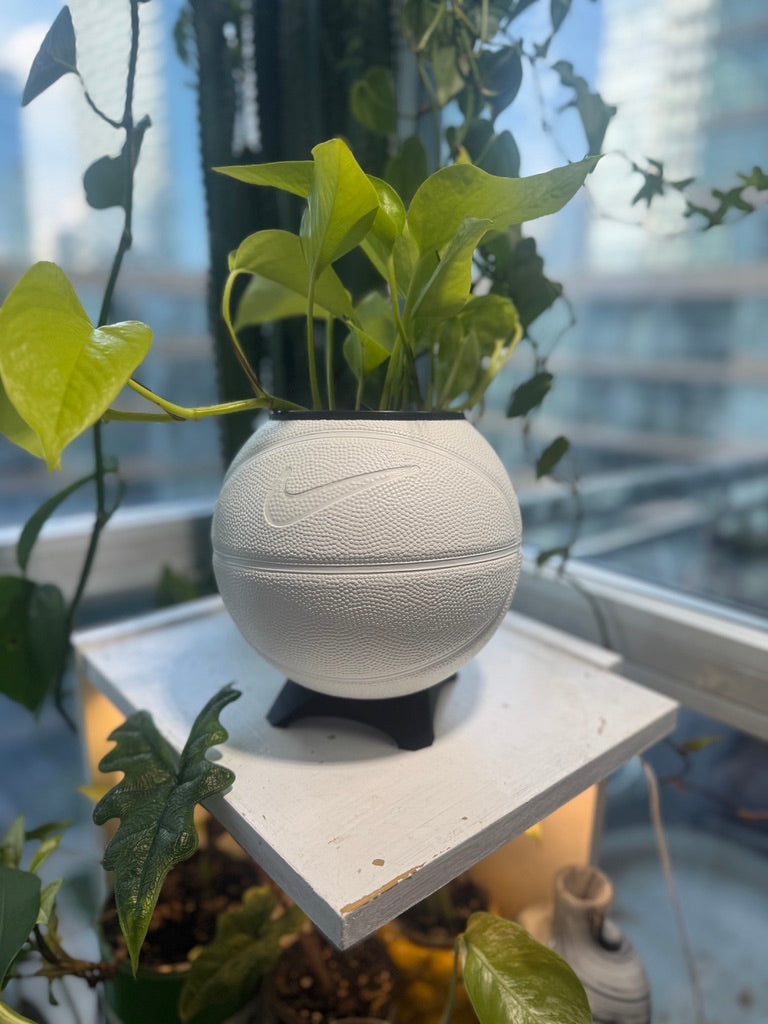 Nike Mini Basketball Planter (White)