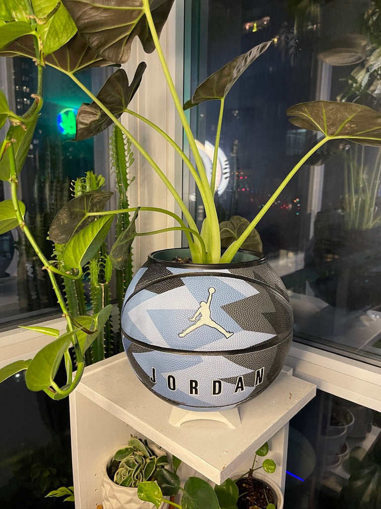 Nike Jordan Large Basketball Planter (Geometric Blue)