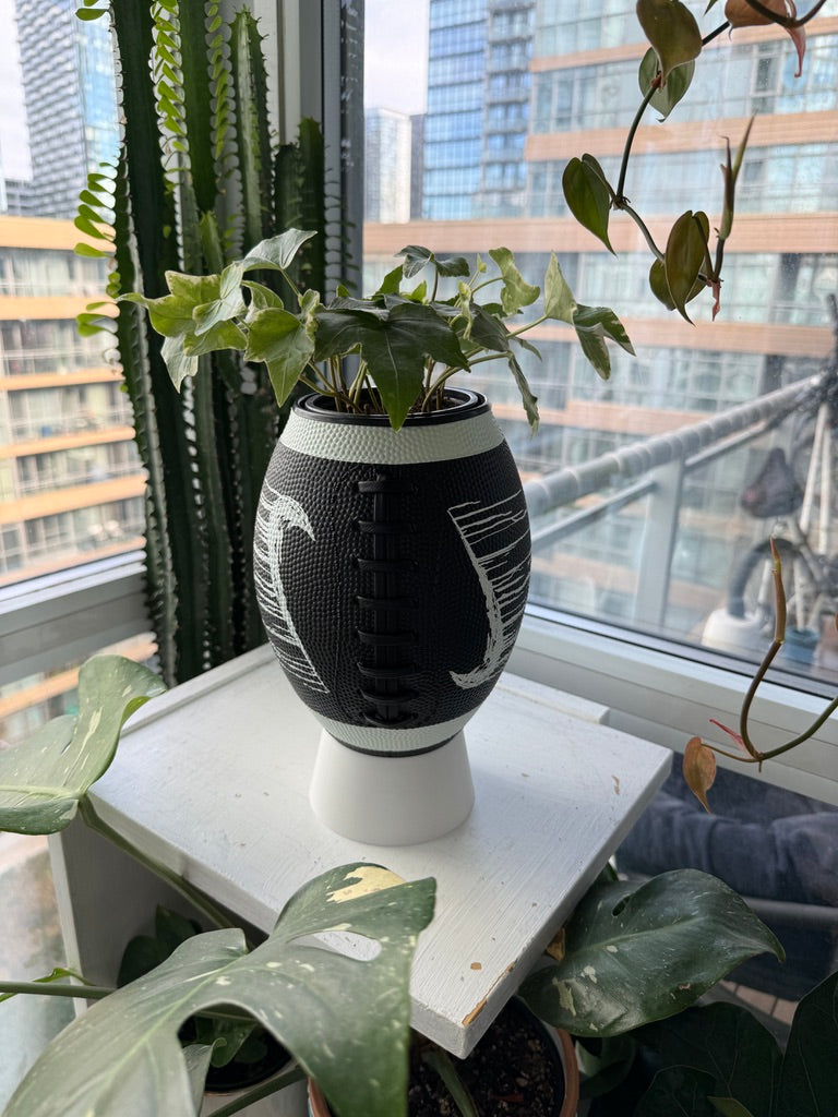 Nike Large Football Planter (White & Black)