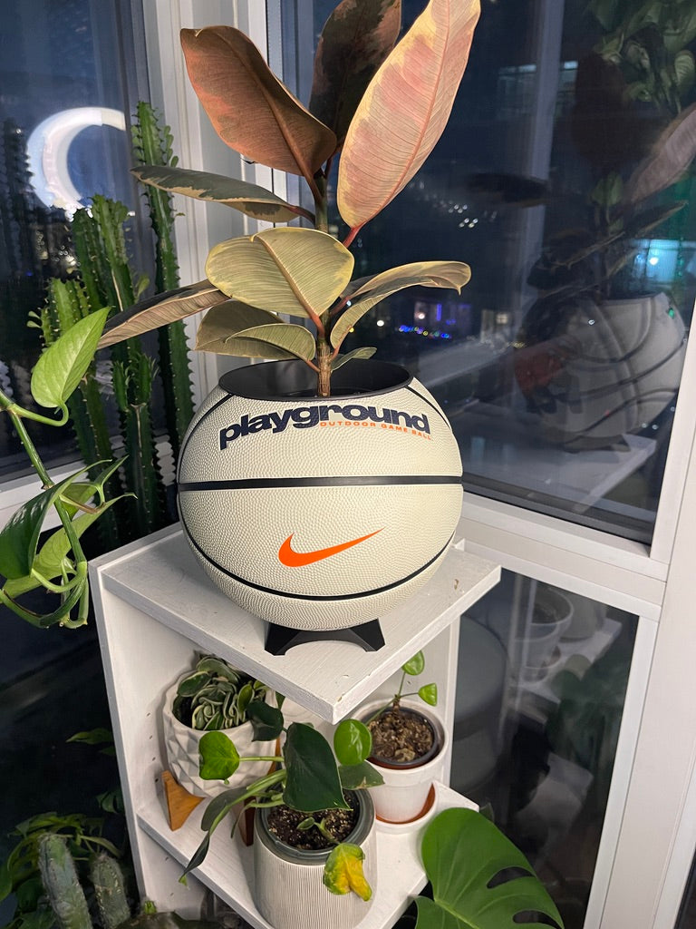 Nike Large Basketball Planter (Ball For All White)