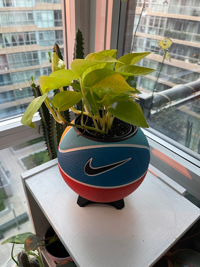 Nike Mini Basketball Planter (Team Orange)