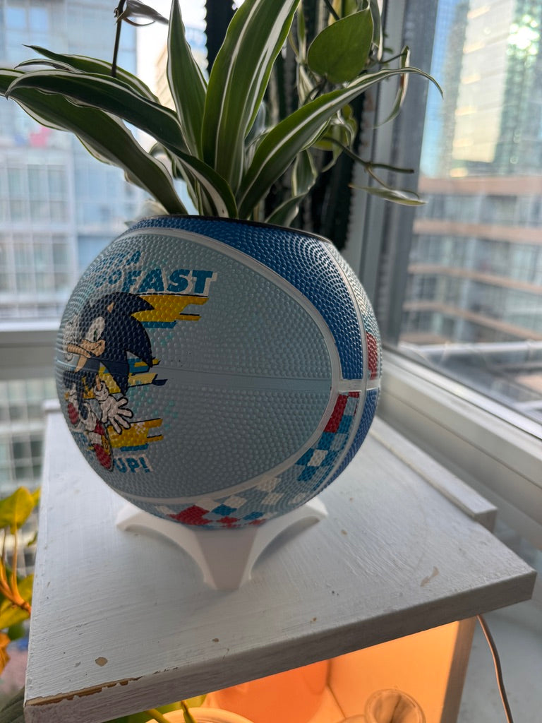 Mini Basketball Planter (Sonic the Hedgehog)