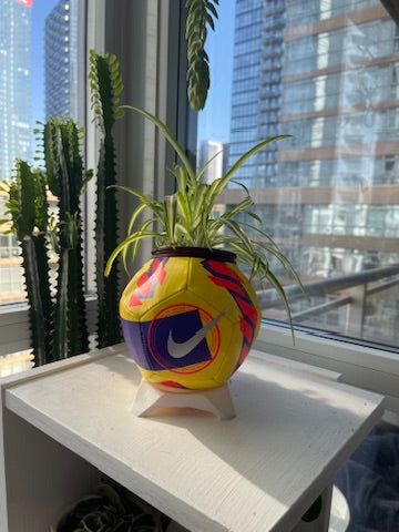 Nike Mini Soccer Ball Planter (Yellow Pitch)