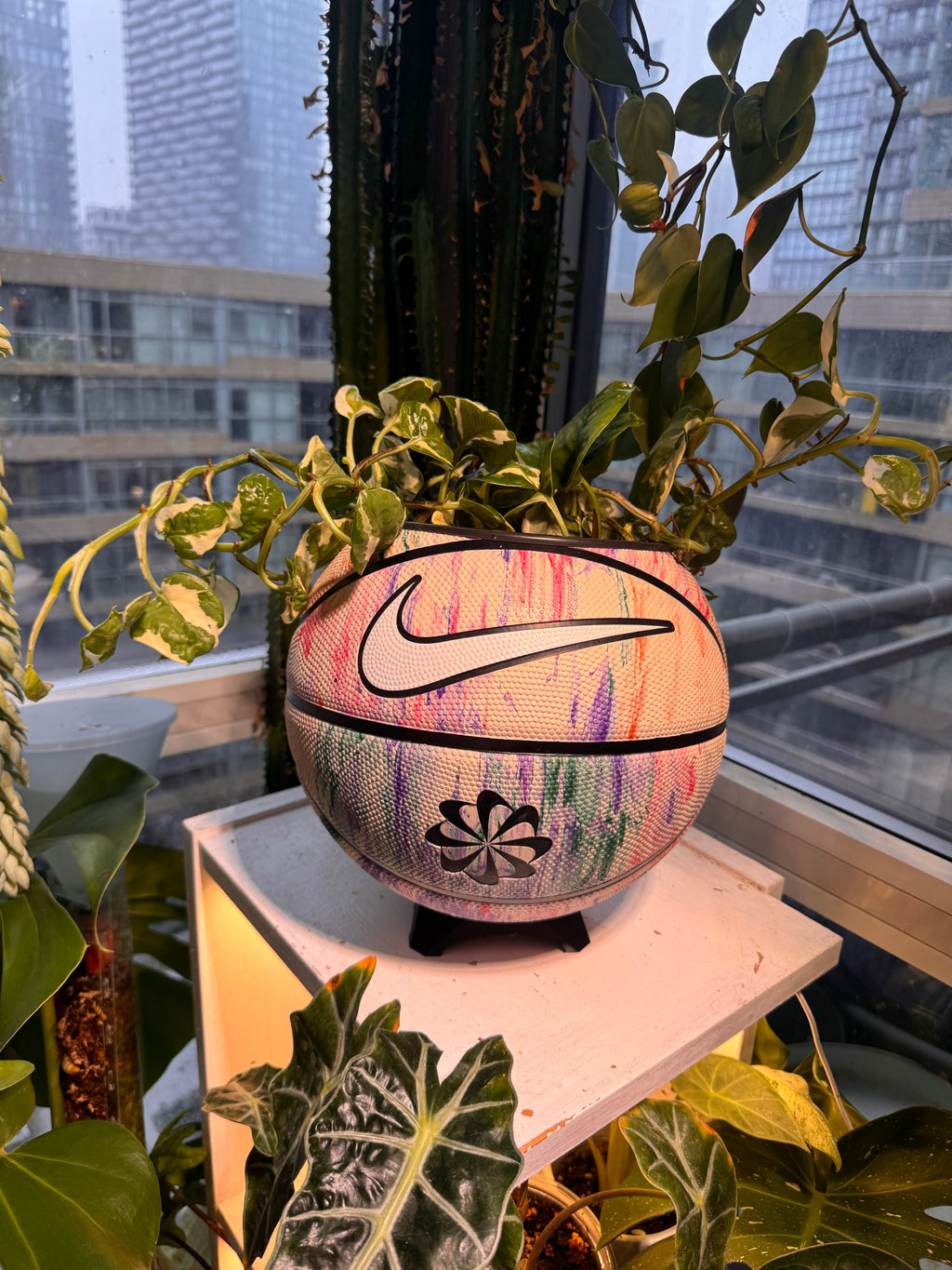 Nike Large Basketball Planter (Pastel Graffiti)