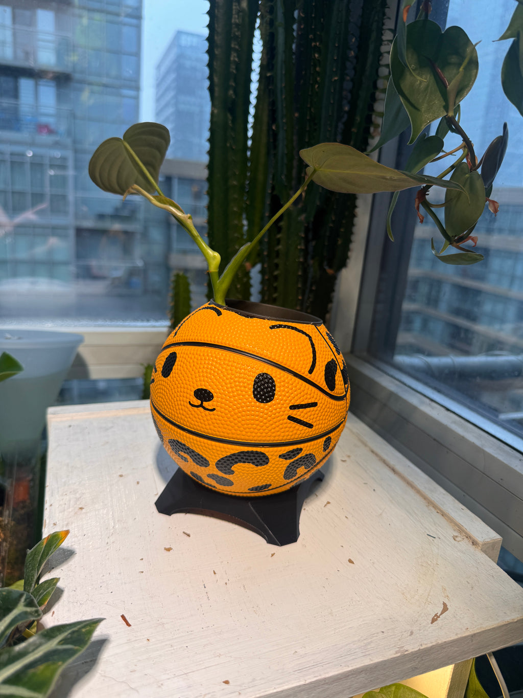 Ultra-Mini Basketball Planter (Cheetah)