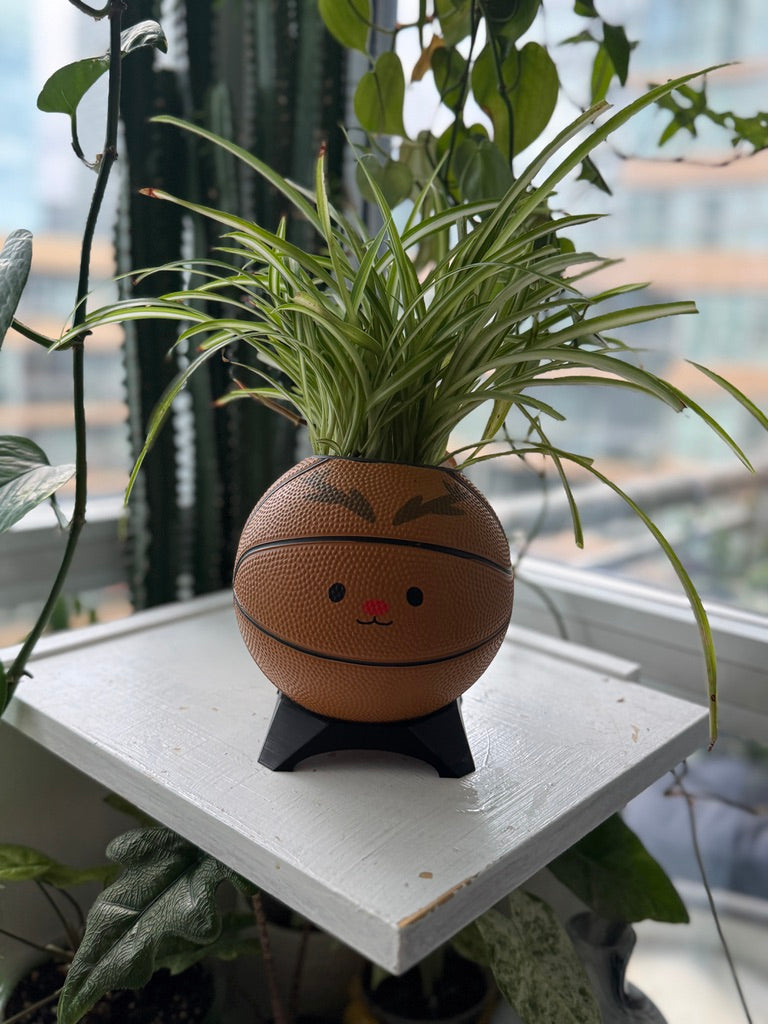 Ultra-Mini Basketball Planter (Reindeer)
