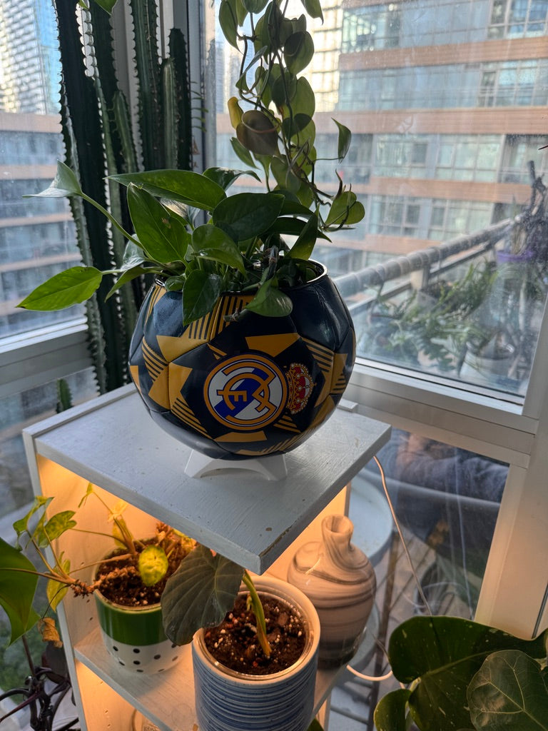 Large Soccer Ball Planter (Real Madrid)