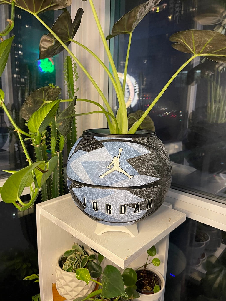 Nike Jordan Large Basketball Planter (Geometric Blue)