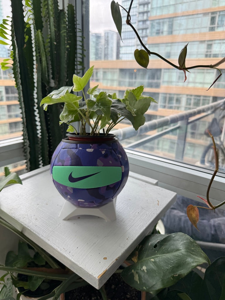 Nike Mini Volleyball Planter (Purple Obsession)