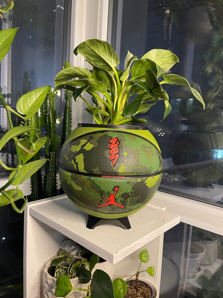 Nike Jordan Large Basketball Planter (Bayou Boys)