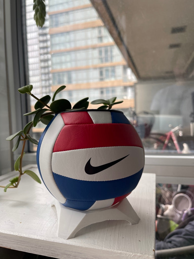 Nike Mini Volleyball Planter (Red, White & Blue)