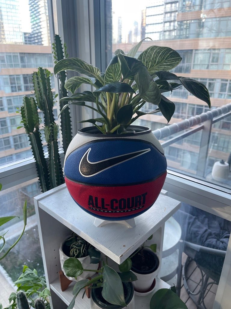 Nike Large Basketball Planter (Red, White, & Blue All-Court)