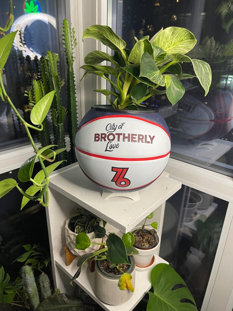 Large Basketball Planter (Philadelphia 76ers)