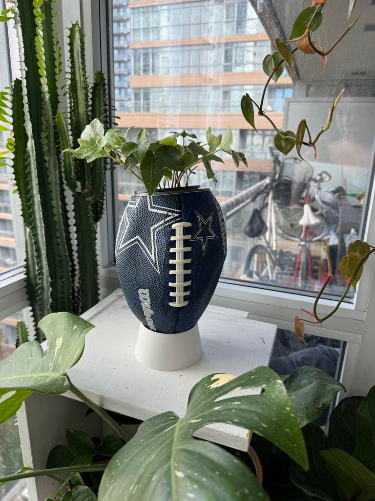 Large Football Planter (Dallas Cowboys)