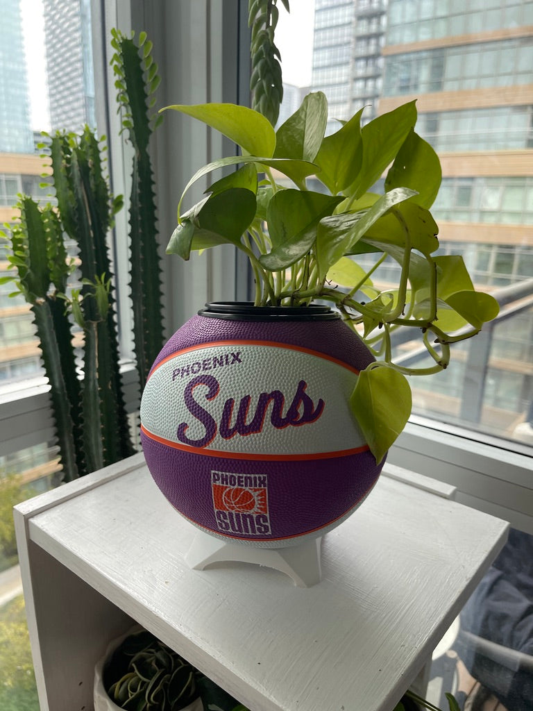 Mini Basketball Planter (Phoenix Suns)