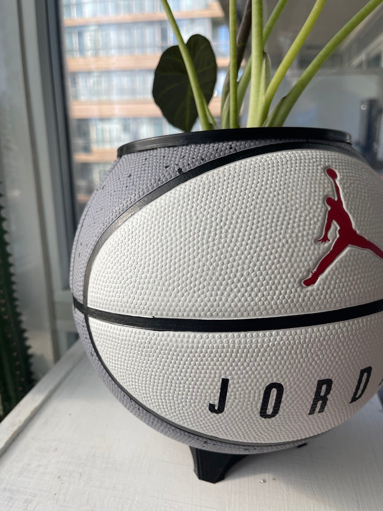 Nike Jordan Large Basketball Planter (White Cement)