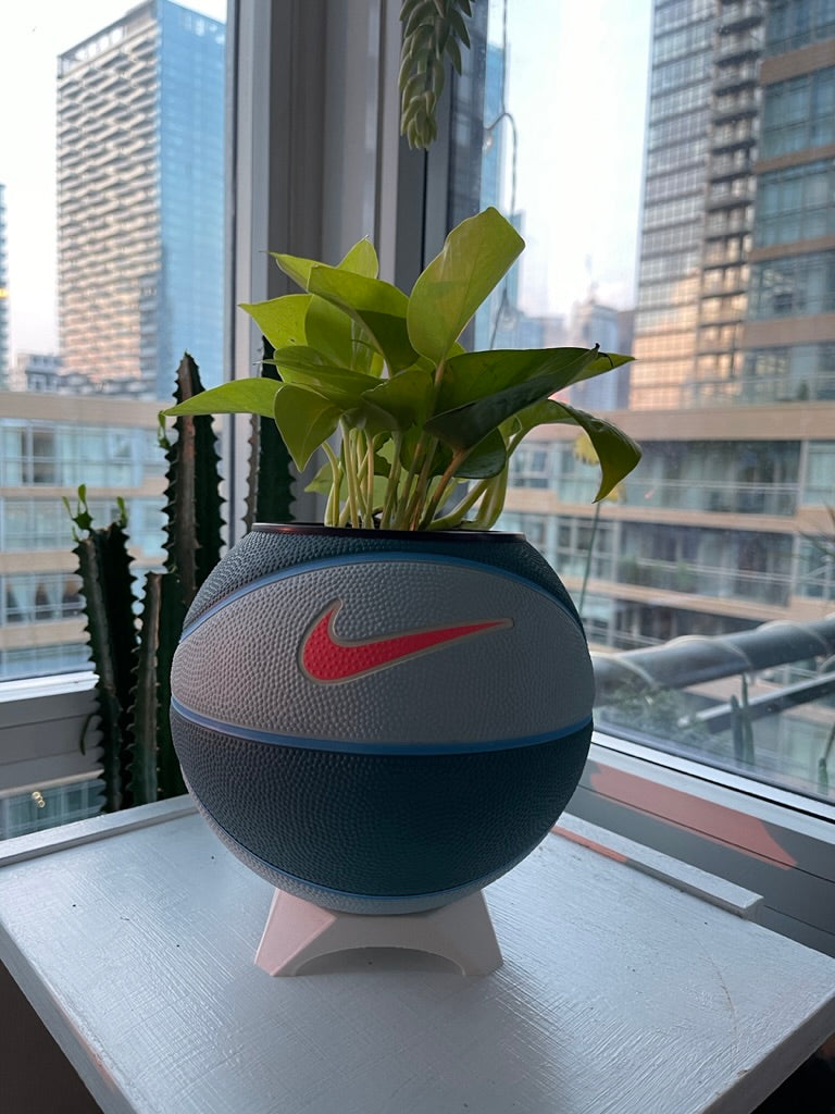 Nike Mini Basketball Planter (Hot Punch)