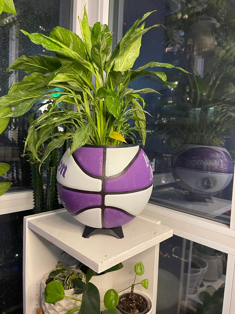 Large Basketball Planter (Los Angeles Lakers Mono)
