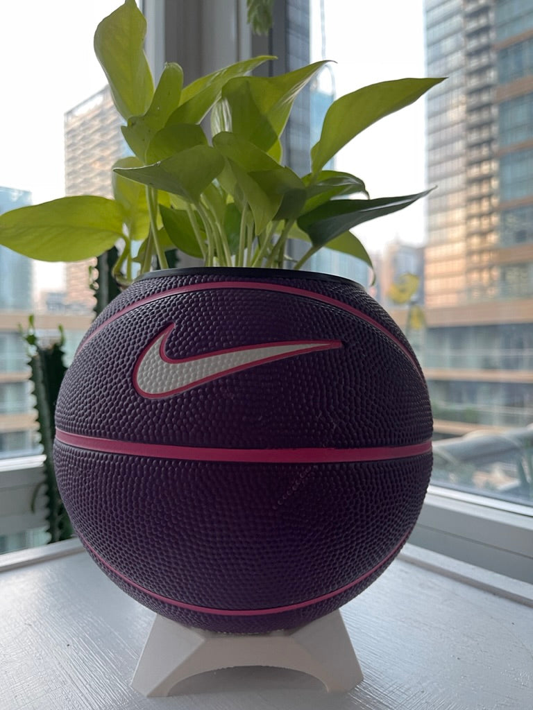 Nike Mini Basketball Planter (Grape)