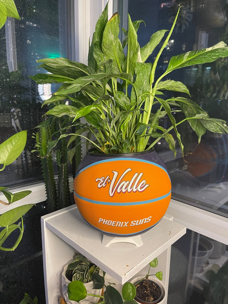 Large Basketball Planter (Phoenix Suns)