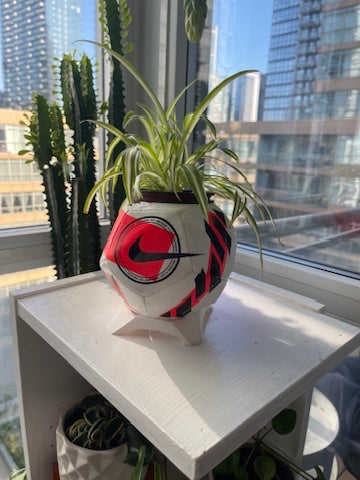 Nike Mini Soccer Ball Planter (Red Pitch)