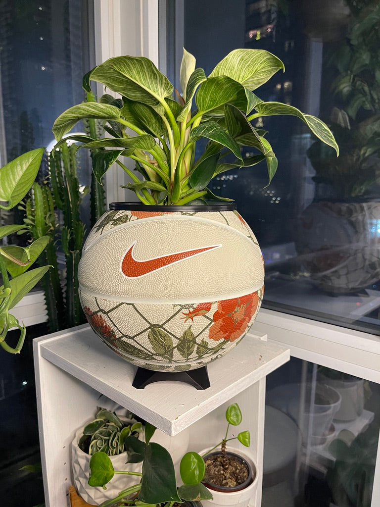 Nike Large Basketball Planter (Rose Floral)