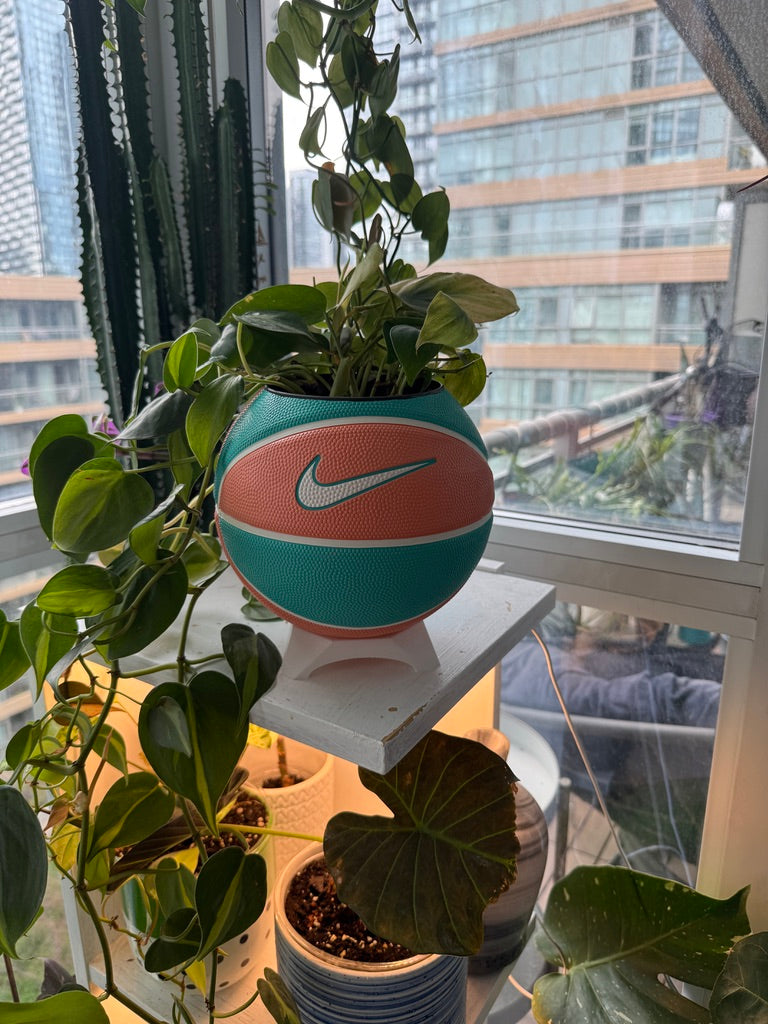 Nike Mini Basketball Planter (Malibu Beach)