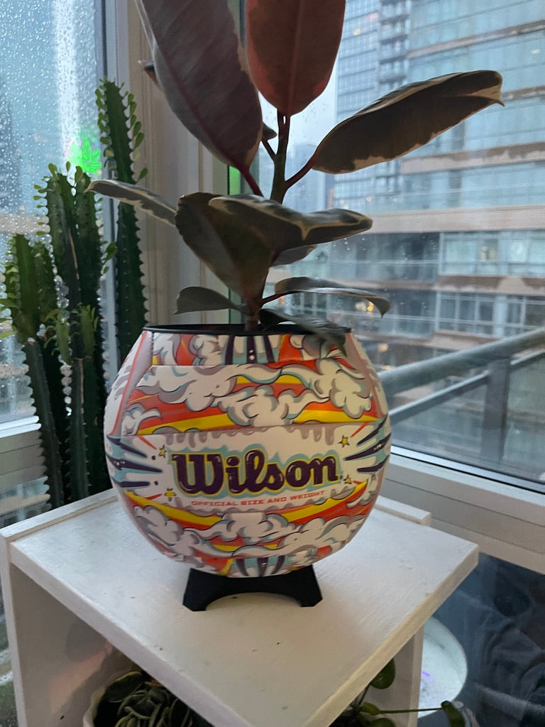 Nike Large Volleyball Planter (Beach Graffiti)