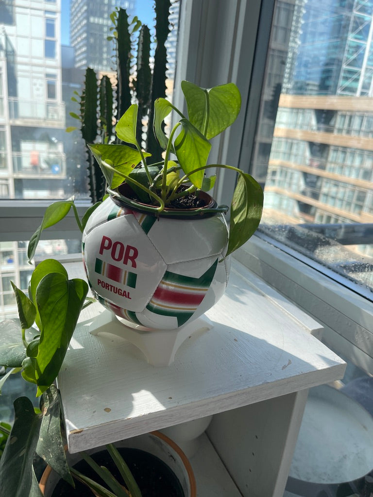 Mini Soccer Ball Planter (Portugal)