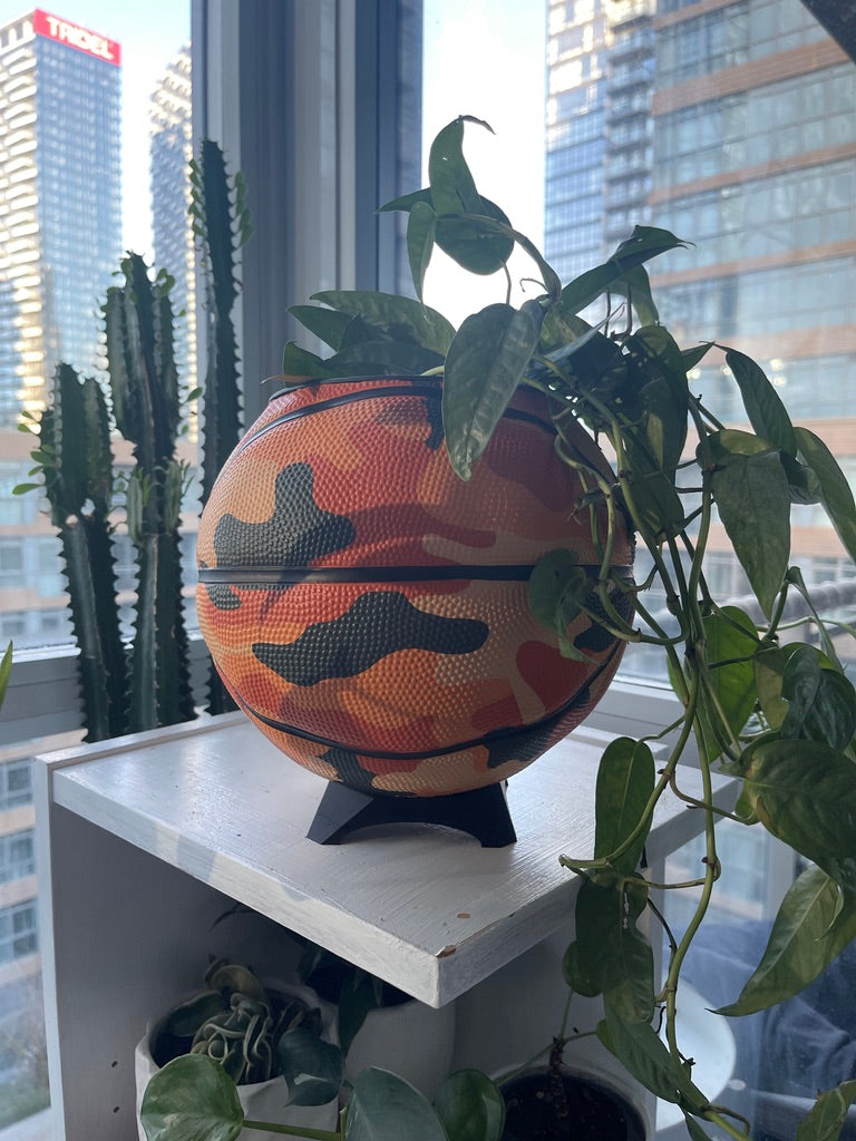 Large Basketball Planter (Chance - Camo)
